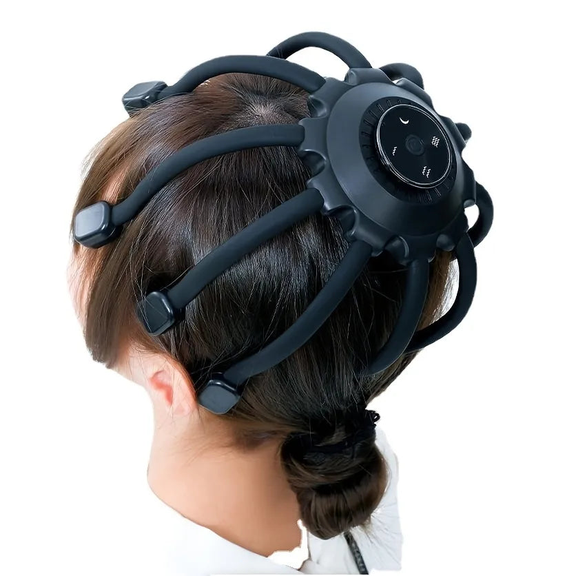 Octopus Head Massager - Best For Relaxation, Headaches, & Migraines
