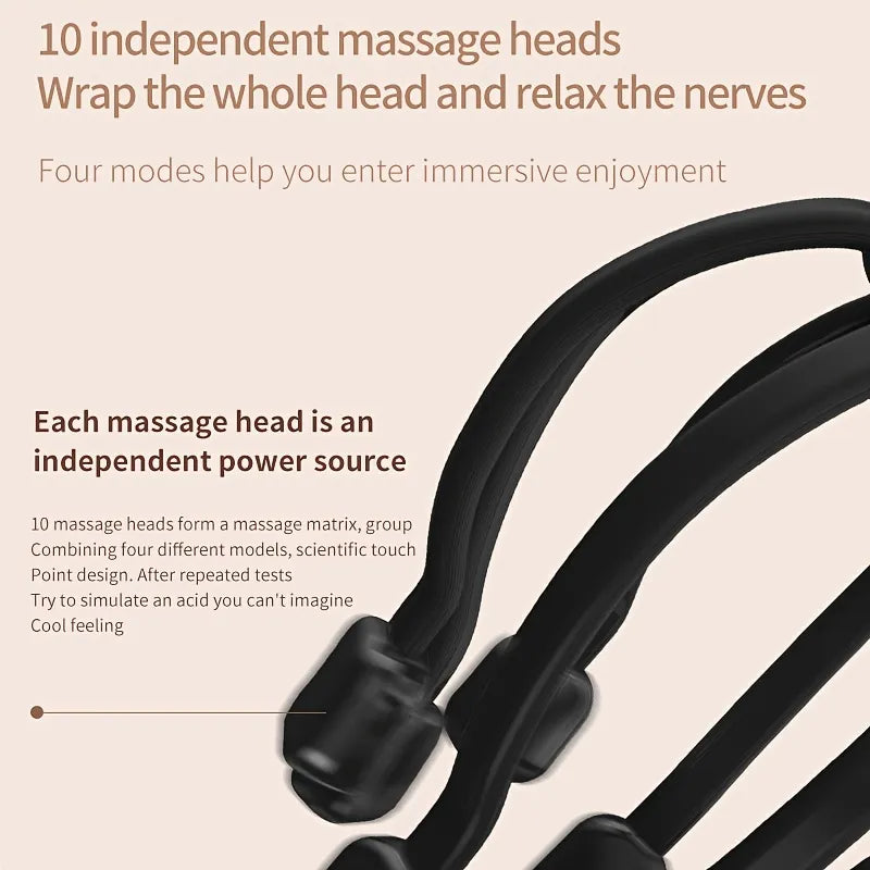 Octopus Head Massager - Best For Relaxation, Headaches, & Migraines